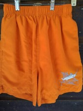 Boys swim shorts size small waist 24 orange