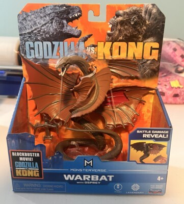 Playmates Toys Godzilla VS Kong 6 inch Action Figure Warbat ~ NEW IN ...