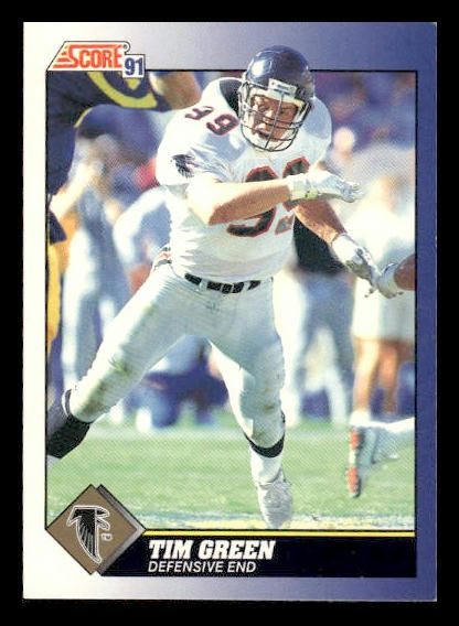 1991 Score #99 Tim Green Atlanta Falcons