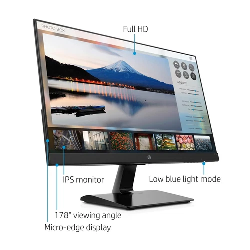 HP 24M 23.8'' FHD IPS LED Ultra Thin Bezel Widescreen Monitor - Black