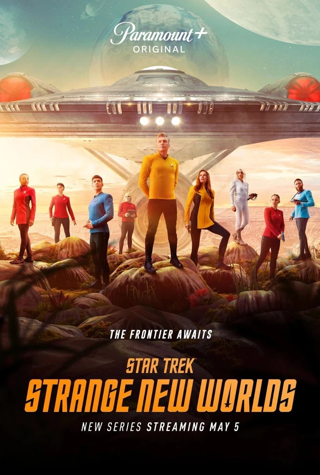 Star Trek Strange New Worlds poster (b) - 11 x 17 inches - Anson Mount