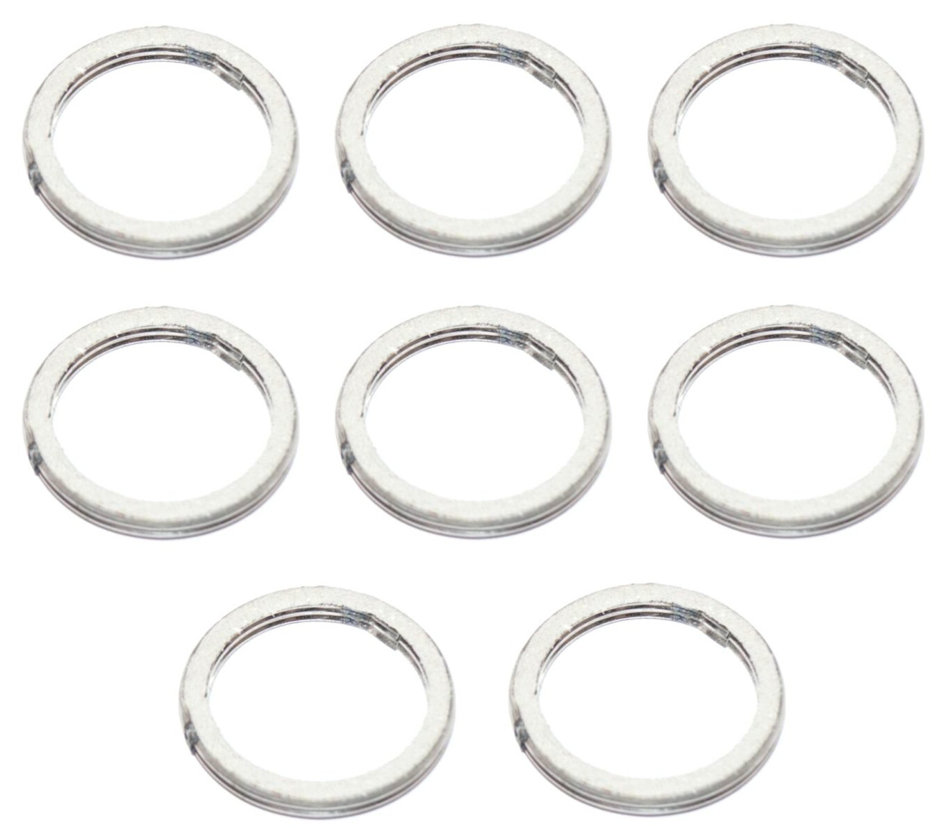 Joint de collecteur d'échappement en cuivre de 32mm pour moto Yamaha et Suzuki, lot de 8 pièces