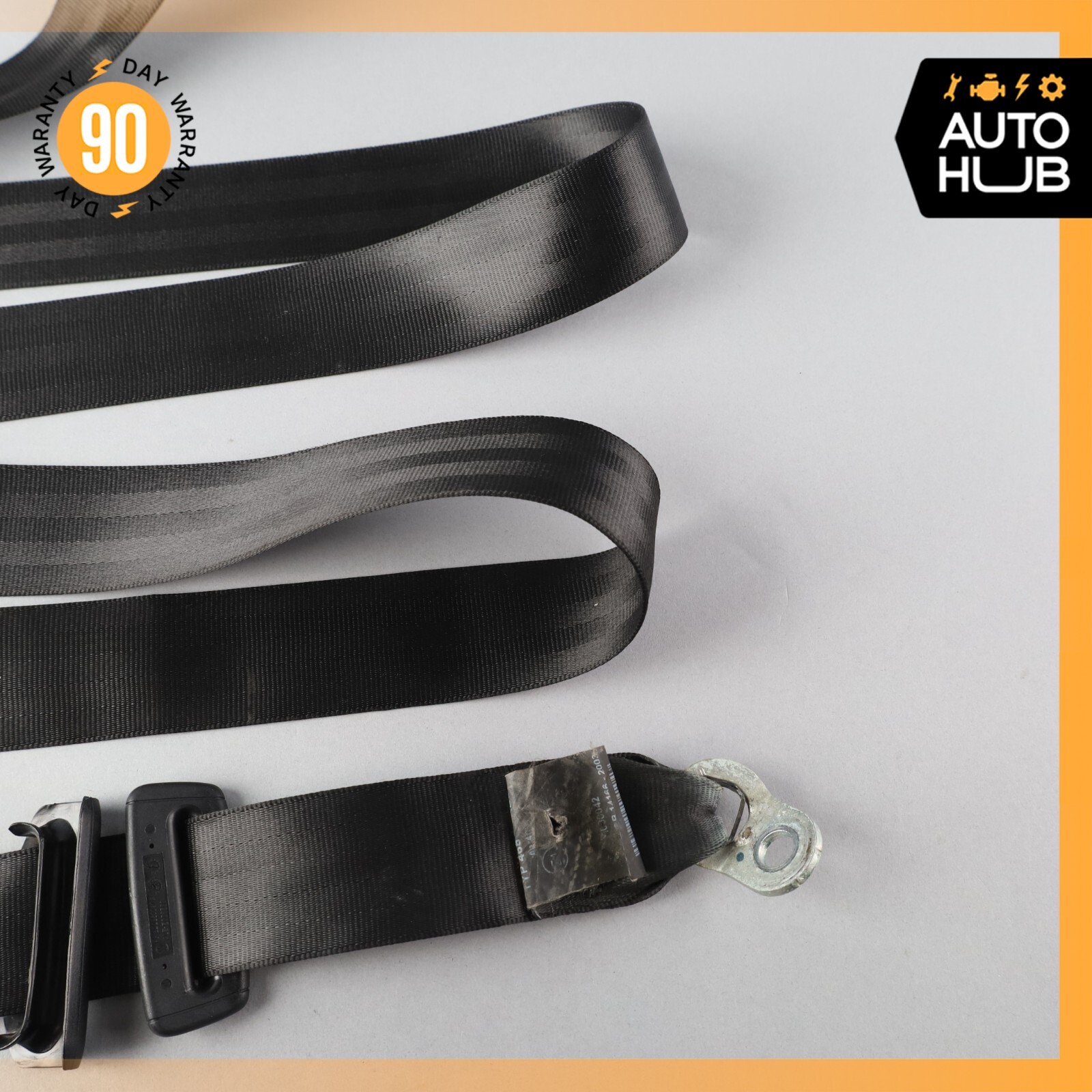 07-11 Bentley Continental GTC Rear Right or Left Side Seat Belt Black OEM
