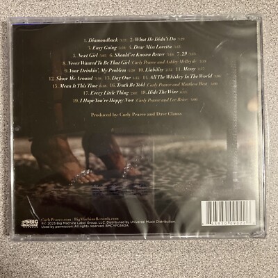 米2LP Carly Pearce 29: Written In Stone (Live From Music City) BMCYP0340B Big Machine Records /00660 Carly Pearce-29: Written In Stone - Live From Music City 2LP