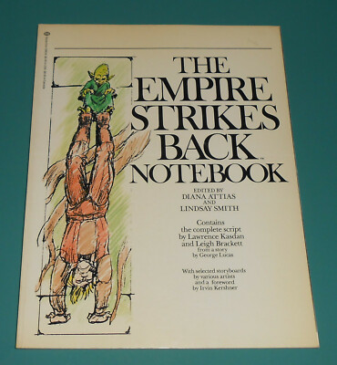 Vintage 1980 Star Wars Empire Strikes Back Notebook Making Of Film