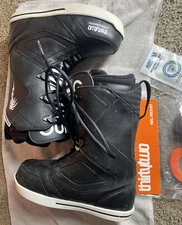 32 ThirtyTwo Zephyr Premuim Spring Break Snowboard Boots Mens 7.5 Black + Extras