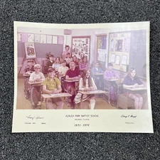 Azalea Park Baptist School 6th Grade Class Photo 1971-1972