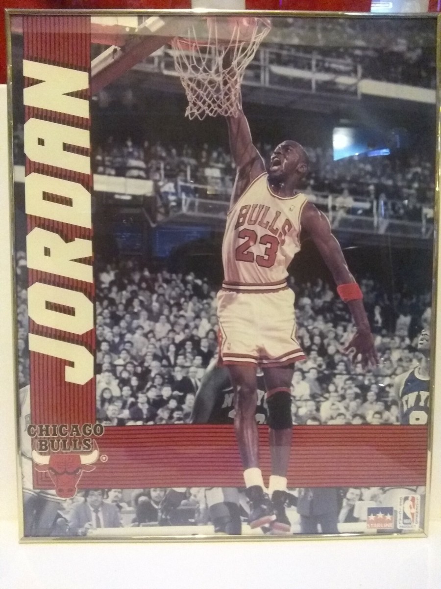 激レア‼︎ 90s 当時物 NBA BULLS JORDAN ポスター Michael Jordan 1990 UnFramed Poster Licensed to Jam, Chicago