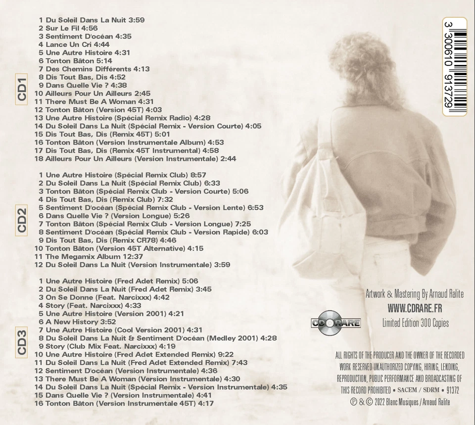 GÉRARD BLANC - AILLEURS POUR UN AILLEURS - 3 CD ALBUM 2022 une autre histoire - Image 2 of 2