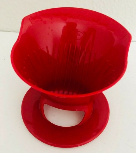 Vtg Unused MELITTA Plastic RED POUR 