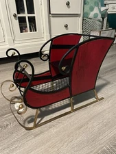 NEW Red Table Top Sleigh Sunset Vista Designs