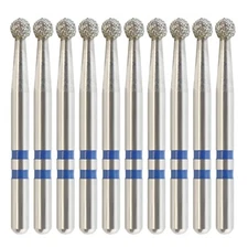 Diamond Bur Zirconia Cutting Friction Grip FG Round Medium Grit Z801/018M Endo