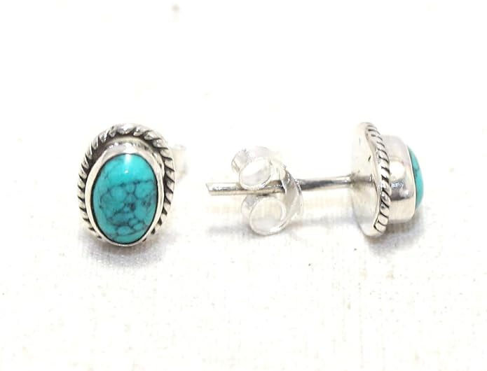イヤリング TATIANA Silver 925 birthstone round bezel one-touch earrings Sterling Silver Clear Lab- created CZ Tiny Stud Earrings