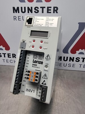 Lenze 8400 Baseline C Wechselrichter | E84AVBCE3712SX0 | 0,37kW | 1~ bis 3~