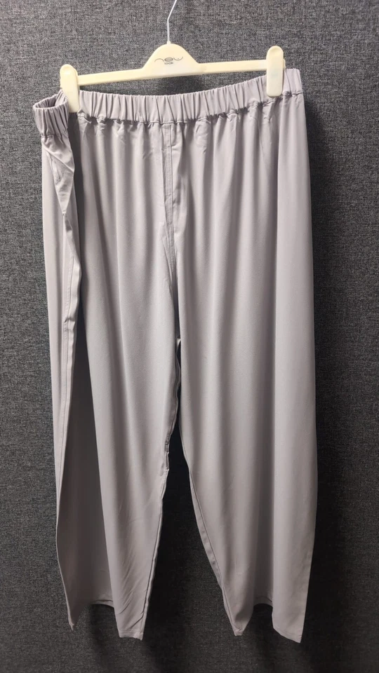 Box 2 Crepe 3 Piece Trousers Suit Jacket & Trousers Silver UK 26-30 LN141 YY 06 — 第 4/4 张图片