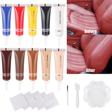 10in1 Kit De Reparacion De Cuero Y Vinilo Para Sofas Pintura En Gel Para Repar