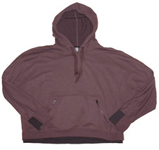 ATHLETA Mauve-Taupe Hooded Athletic Pullover XL