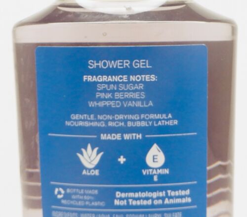 BATH & BODY WORKS COTTON CANDY CLOUDS SHOWER GEL ALOE & VITAMIN E 10oz / 295ml - Picture 4 of 8