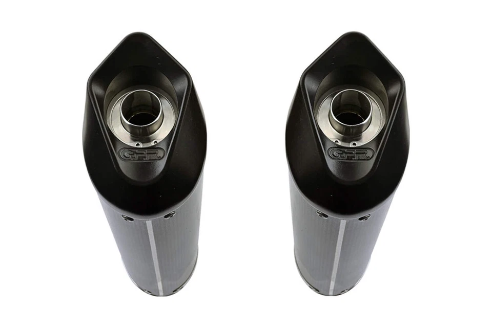 Escape Ducati Monster 600 1993-2000 GPR doble deslizamiento furor amapola Foto 3 de 4