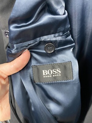 Hugo Boss 90s Vintage Mens Nylon Trench Coat Jacket Size L | eBay