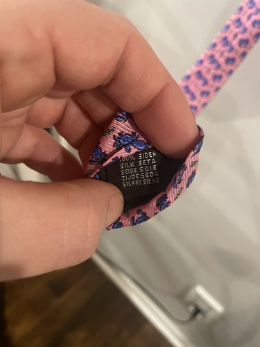 Cap Cod Necktie Men’s Pink N Blue New Az30 - Picture 7 of 7
