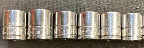 Blue Point BLPSM386 to BLPSM3820 3/8” Drive 15 Piece Set 6-20mm Shallow 6 Point - Bild 2 von 6