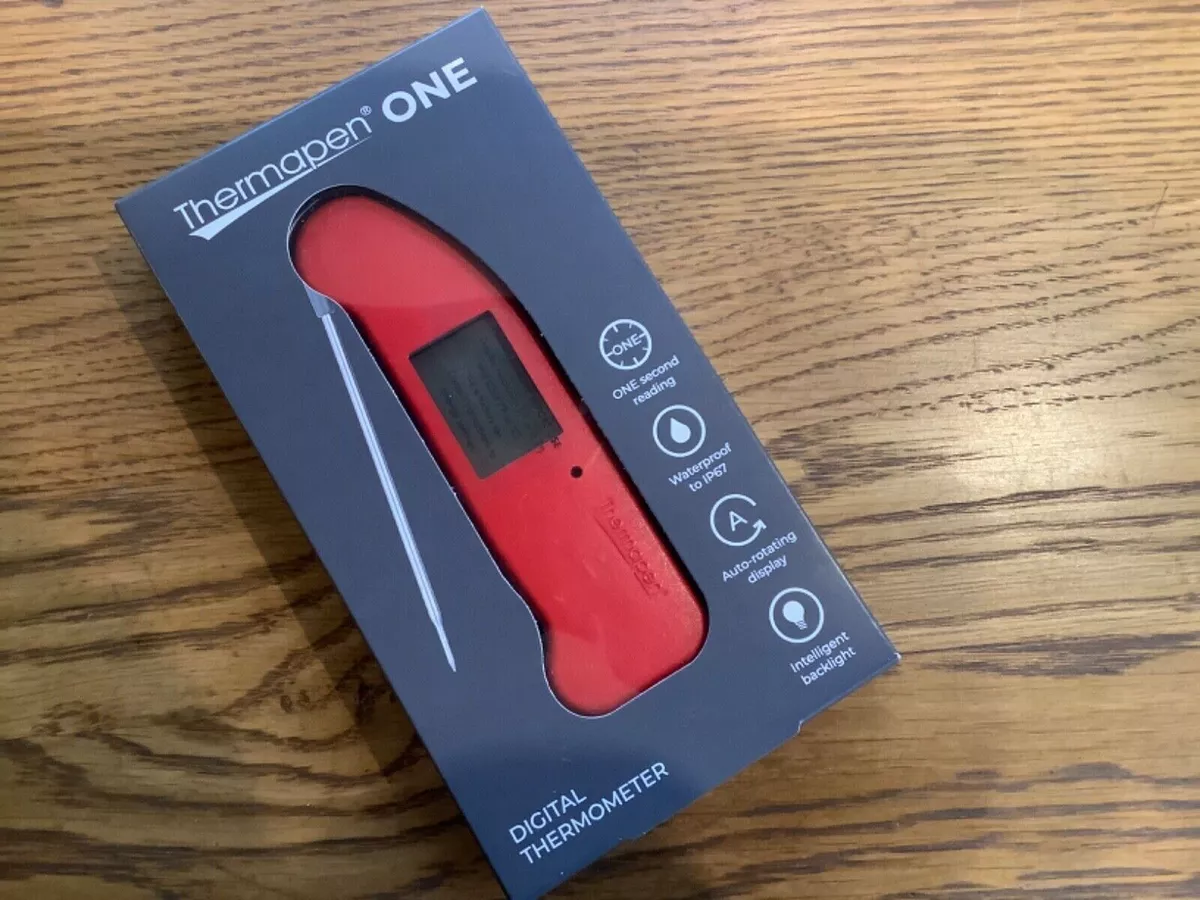 Thermoworks Thermapen One RED Color Model THS-235-477, was 99$ - SALE OFF