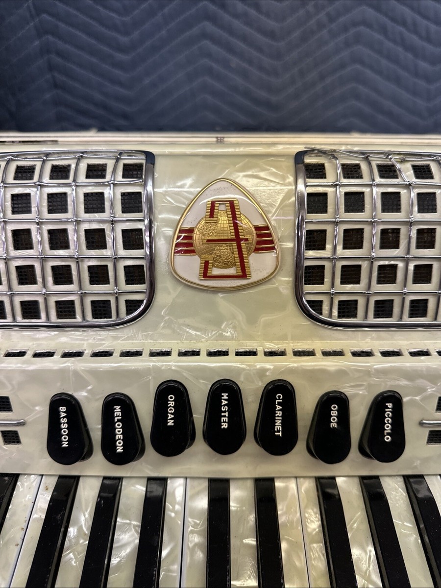 EXCELSIOR  アコーディオン　イタリア製　モデル　310 Excelsior Accordion Model 310 Vintage Made in Italy White | eBay