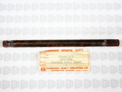 Kawasaki NOS NEW 13167-006 Gear Change Pedal Shaft G3 G31M G3SS G3TR Bushmaster 
