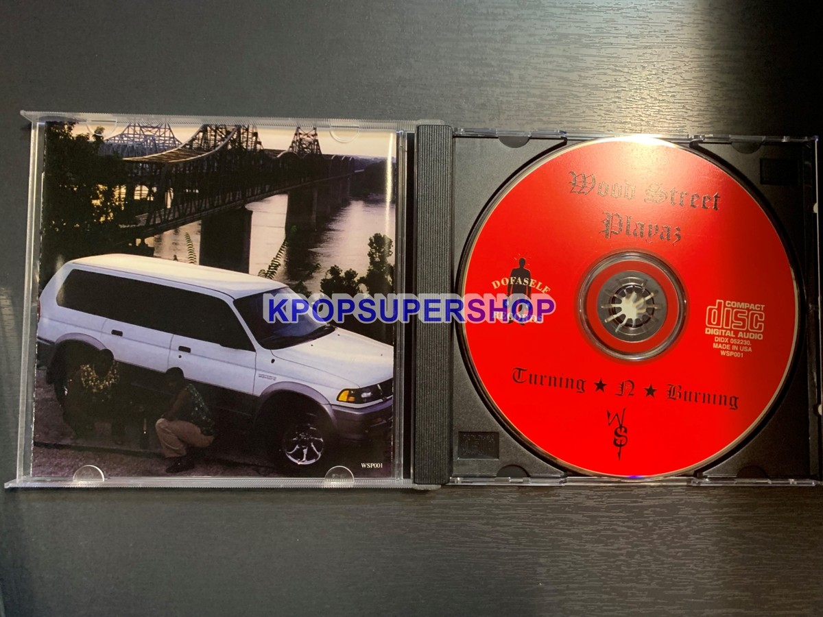 Wood Street Playaz Album Turning-N-Burning CD Booklet Great
