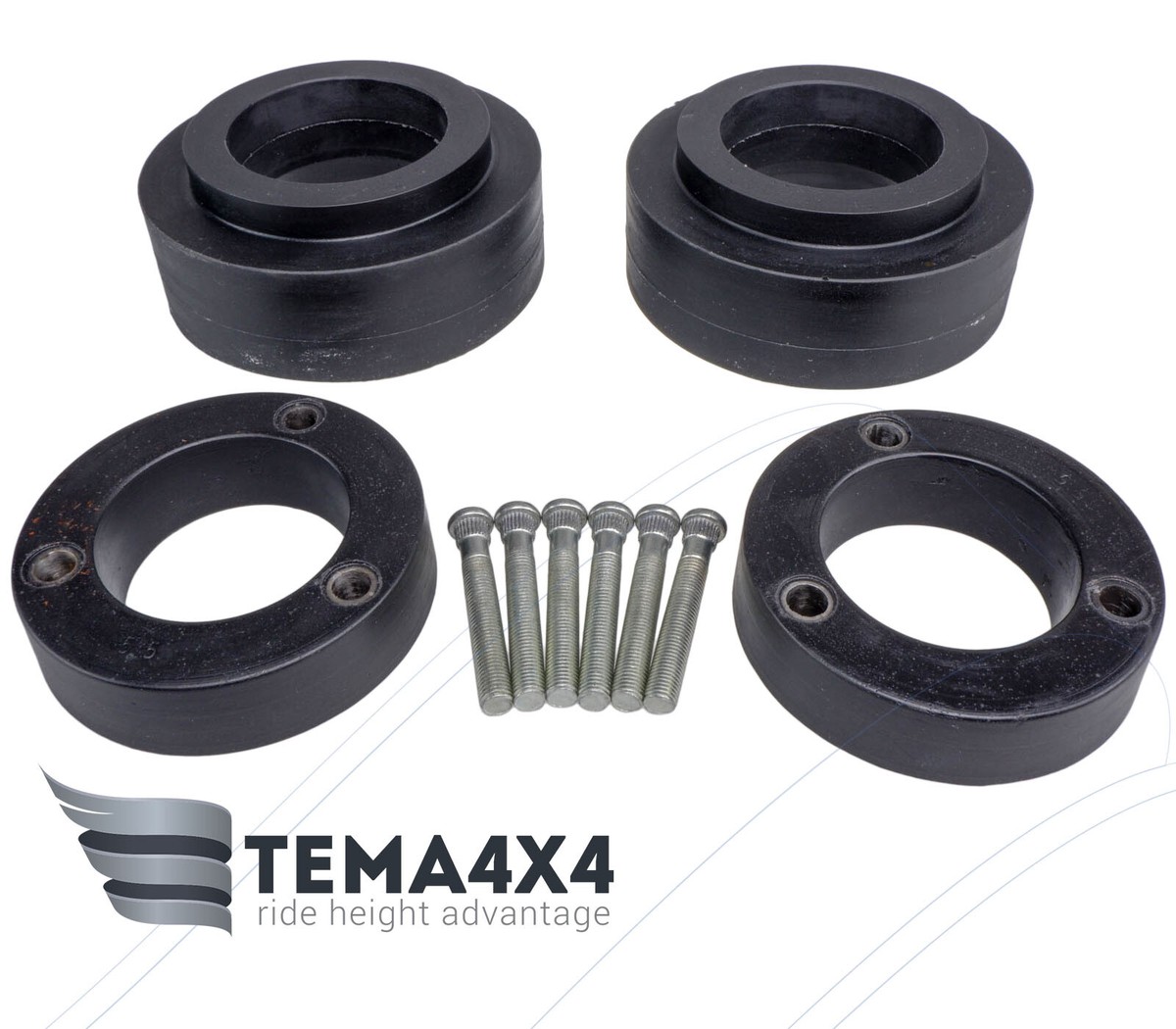 Tema4x4 front and rear Lift kit 50mm For Nissan Pathfinder R51