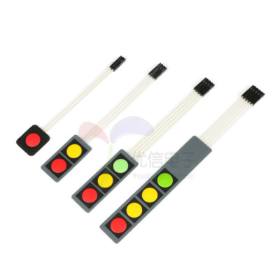 1 2 3 4 Tasten Membranschalter Tastatur 1x1 2x2 3x3 4x4 Matrix Array Tastatur