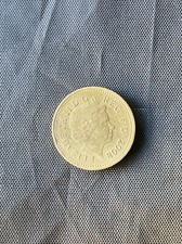 2008  Old Rare £1 Royal Coat of Arms Pound Coin ET TUTAMEN + DECUS - Circulated