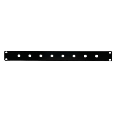 19'' Rack Mount Kit 1U Front Panel 8 Hole Ports for Wireless Mic Antenna Locate