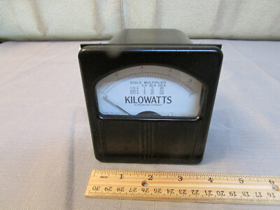 Westinghouse A-C Kilowatts Type KY Style 1210946 15-500 Cycles/Hertz Vintage