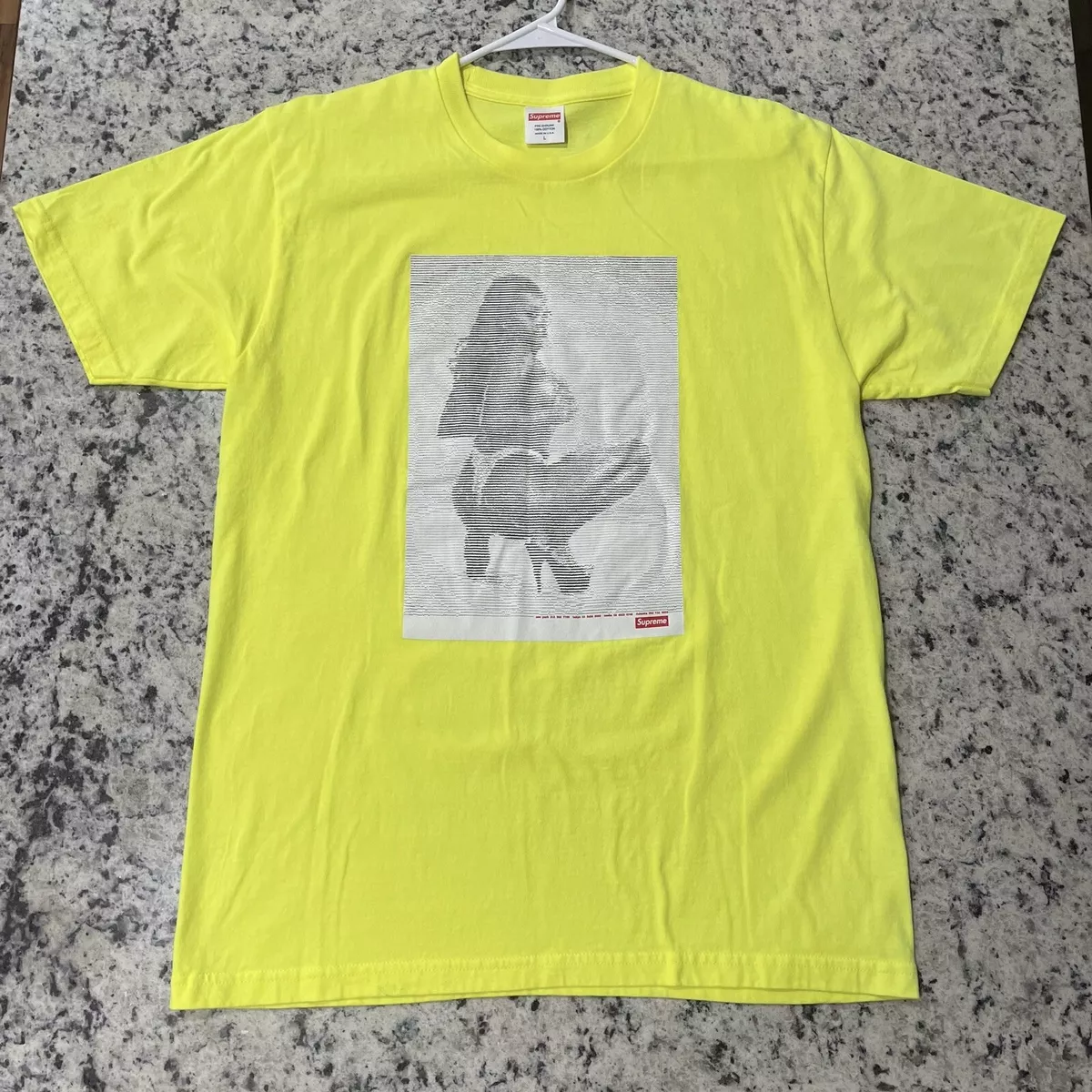 Supreme Digi T-Shirt SS17 Box Logo - Bright Yellow - Large