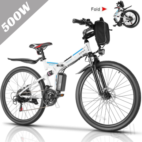 prioriteit betekenis Induceren 26" Folding Electric Bike 500W Commuter eBike 48V Li-Battery 21Speed EMTB~  VIVI© | eBay