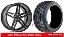 Alloy Wheels & Tyres 19" Axe EX20 For Cadillac ATS 13-19