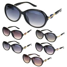 Womens 90s Rhinestone Bling Jewel Butterfly Sunglasses