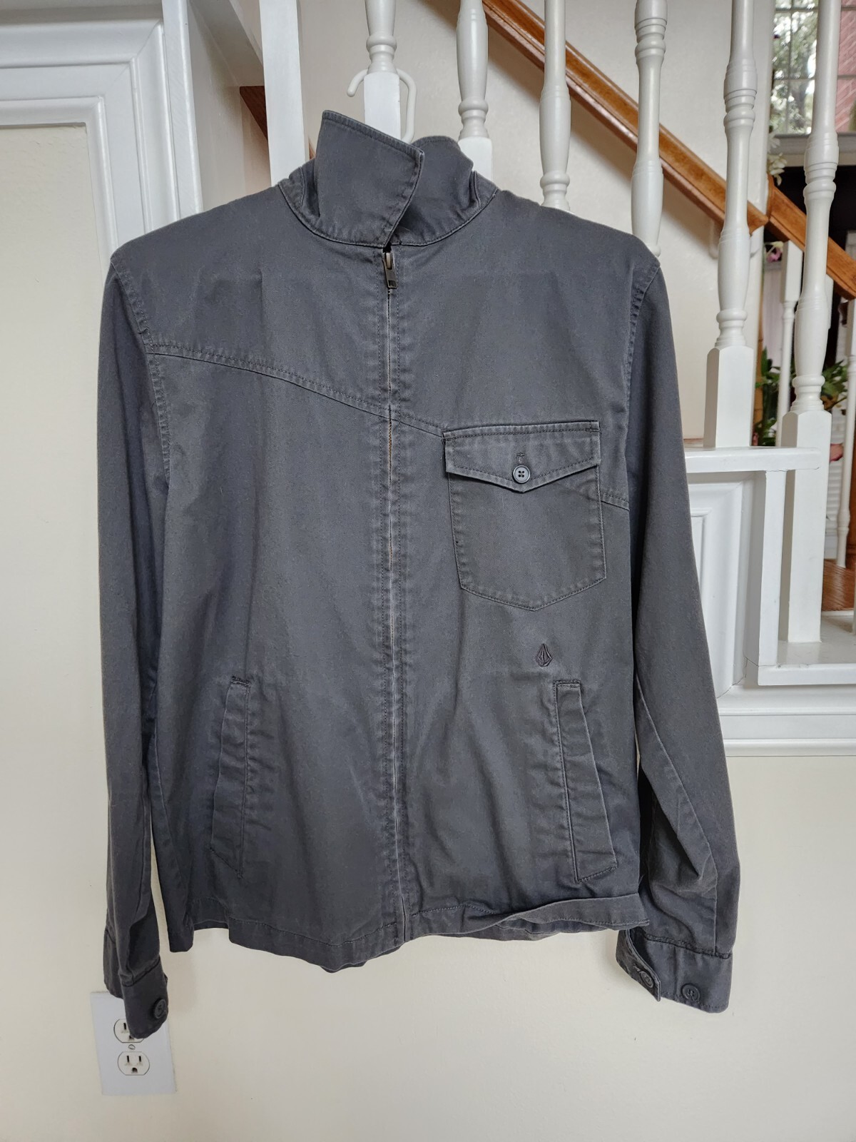 Volcom Jacket Grey Men Medium - image 1
