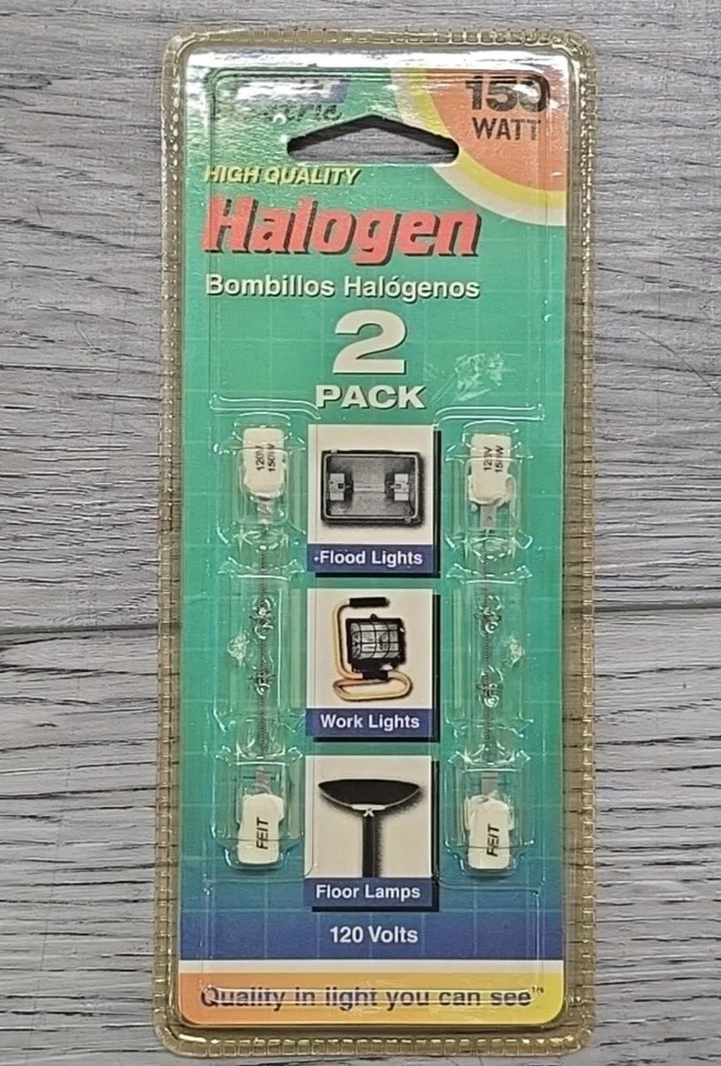 Feit Electric BPQ150T3/CL/S/ 150Watt/120 Volt Replacement Bulb 2 Pack - 3 Pc - Image 2 of 4