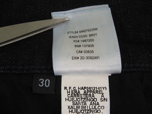 NUEVO CON ETIQUETAS HUDSON Blake Zip Fly Jeans Delgados Rectos Talla 30 Battle Royal (Índigo Oscuro) - Imagen 12 de 12