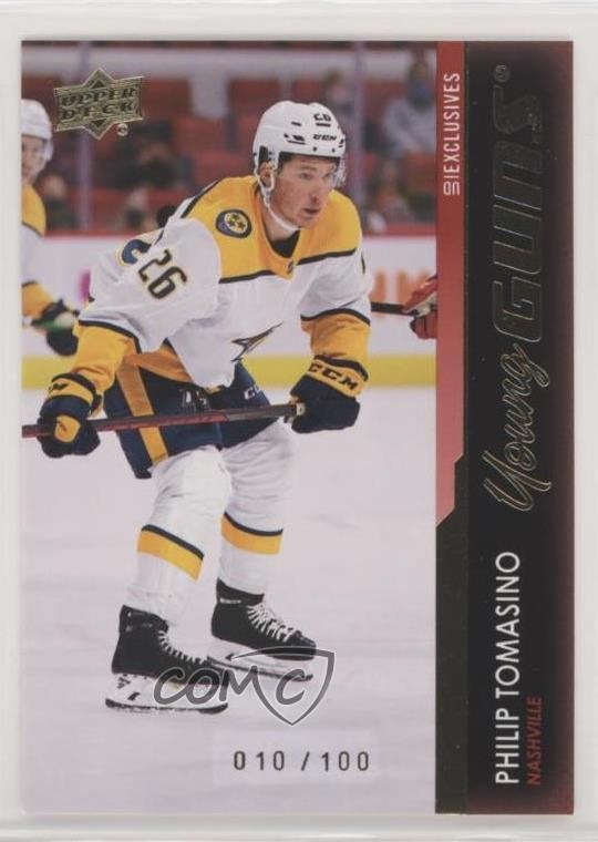 2021 Series 2 Young Guns UD Exclusives /100 Philip Tomasino #454 Rookie RC 0ek2