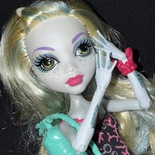 Monster High LAGOONA BLUE Dance Class Doll Clothes Shoes Bracelet Bag -Leg Fins
