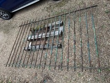 Heavy Duty Metal Fence Panels Garden Driveway Boundary Rustic Metal Fencing X9