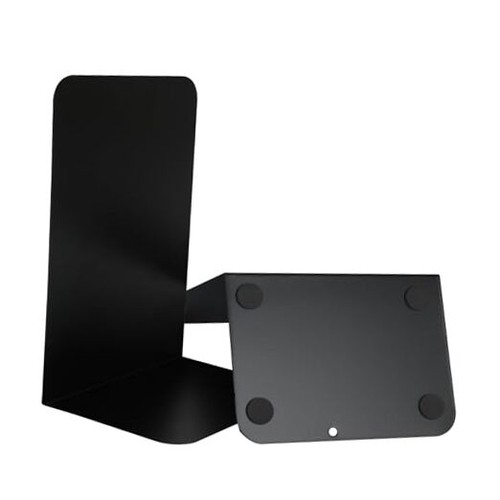 Metal Book Ends Bookend for Shelves Book Holder Black