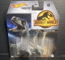 Hot Wheels Character Cars - Velociraptor  Beta  4/6 Jurassic World Dominion NEW