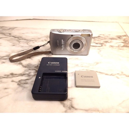SILVER Canon PowerShot SD630 Digital ELPH Camera PC 1147 6.0 MP TESTED WORKS - Picture 2 of 10