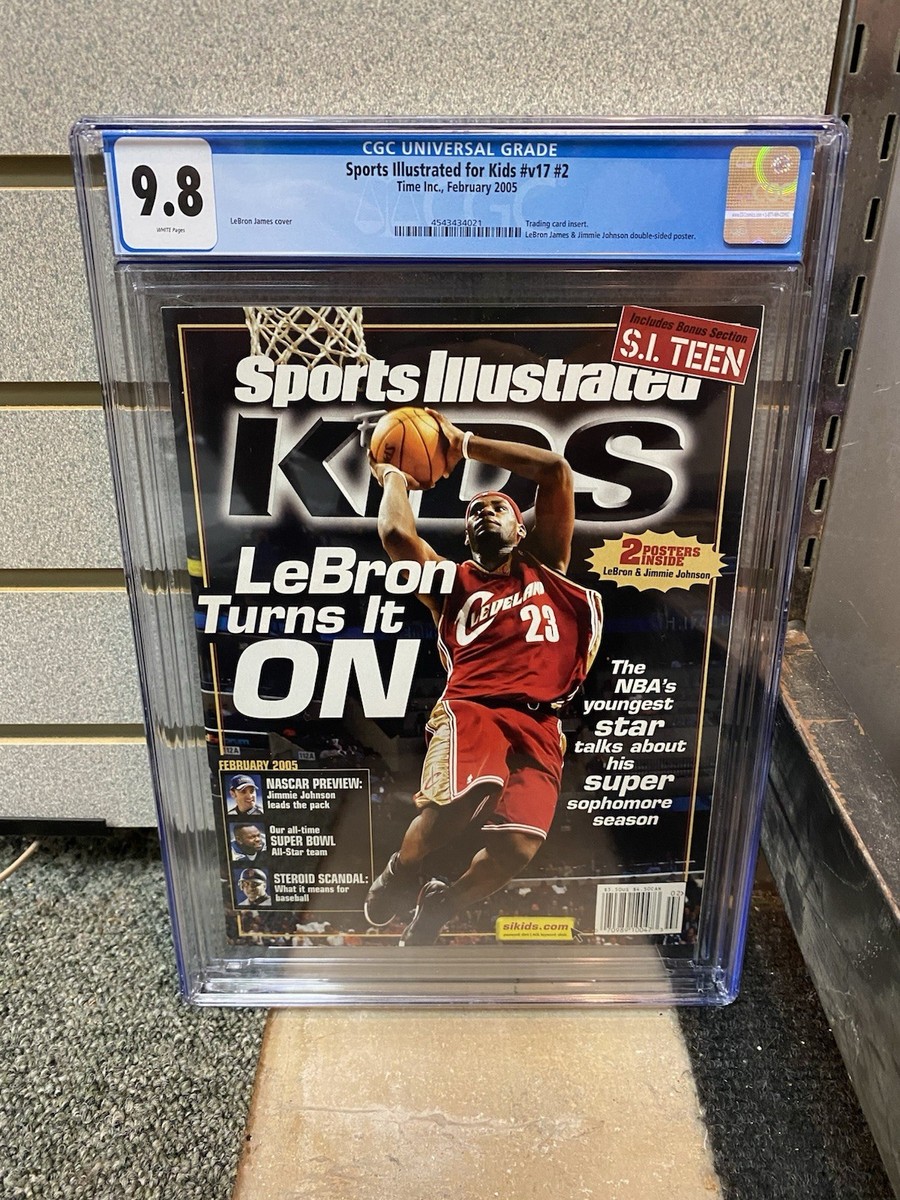 LeBron James Sports Illustrated For Kids CGC 9.8 Newsstand