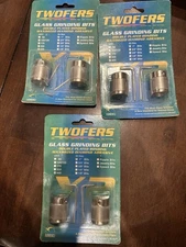 Twofers 1" Glass Grinding Bits 2pack 600 Grit.  19.99 ea pkg of 2. 3 packs avail